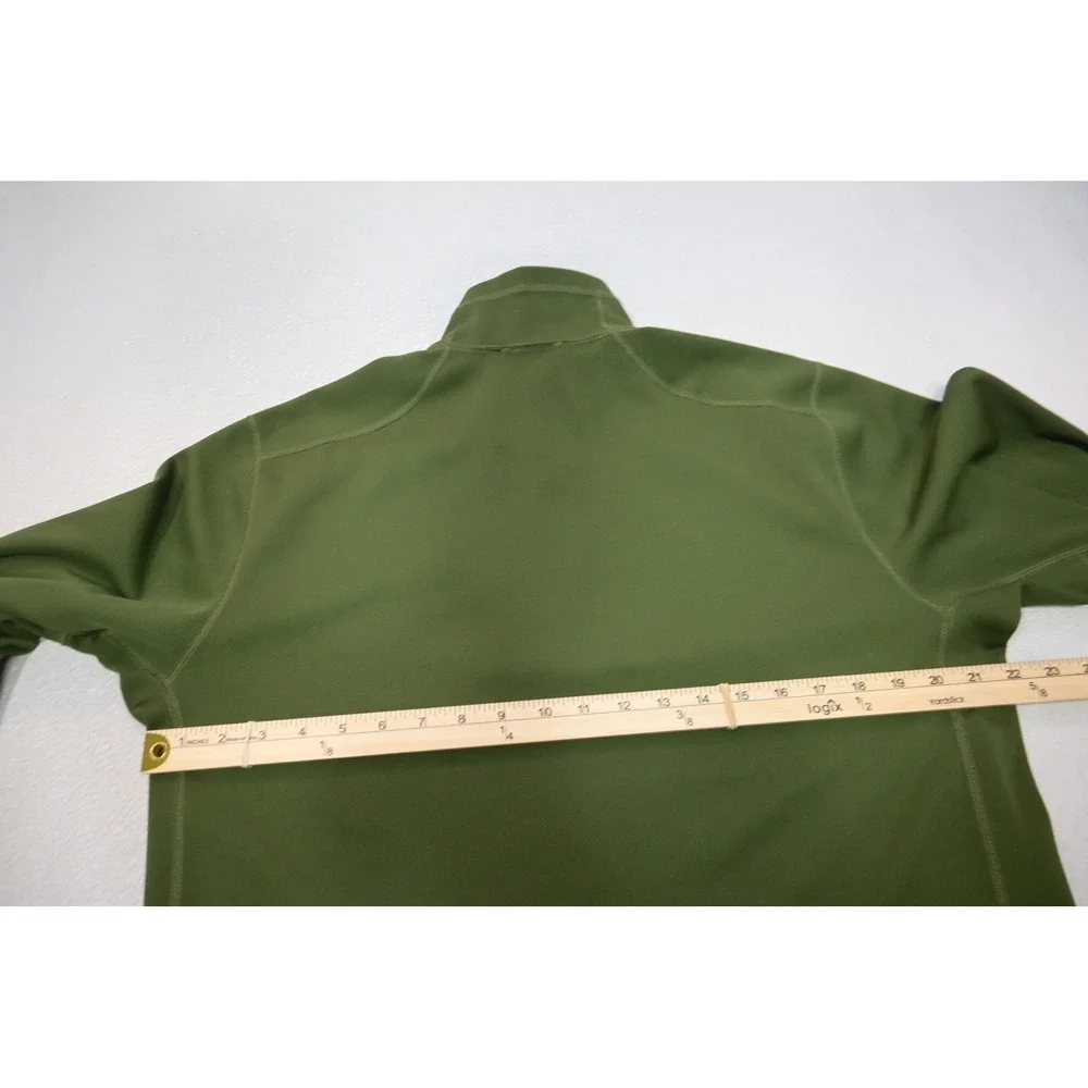 The North Face 1/4 Zip Pullover Jacket‎ Athletic Mens Large Green Performance